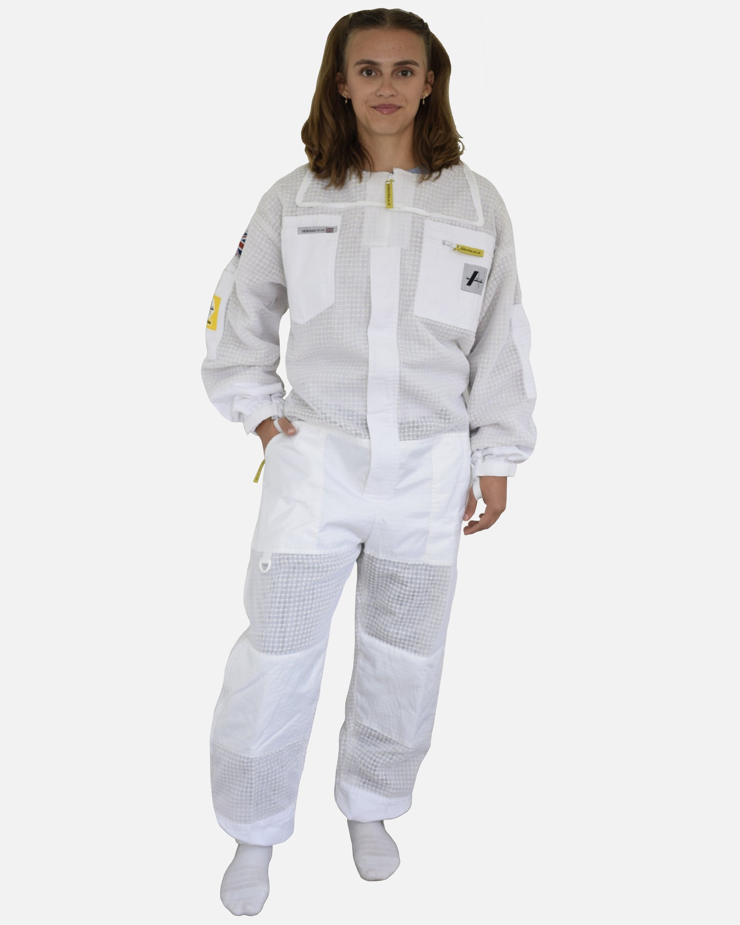 PRO Series White 3-Layer Ventilated Beekeeping Suit