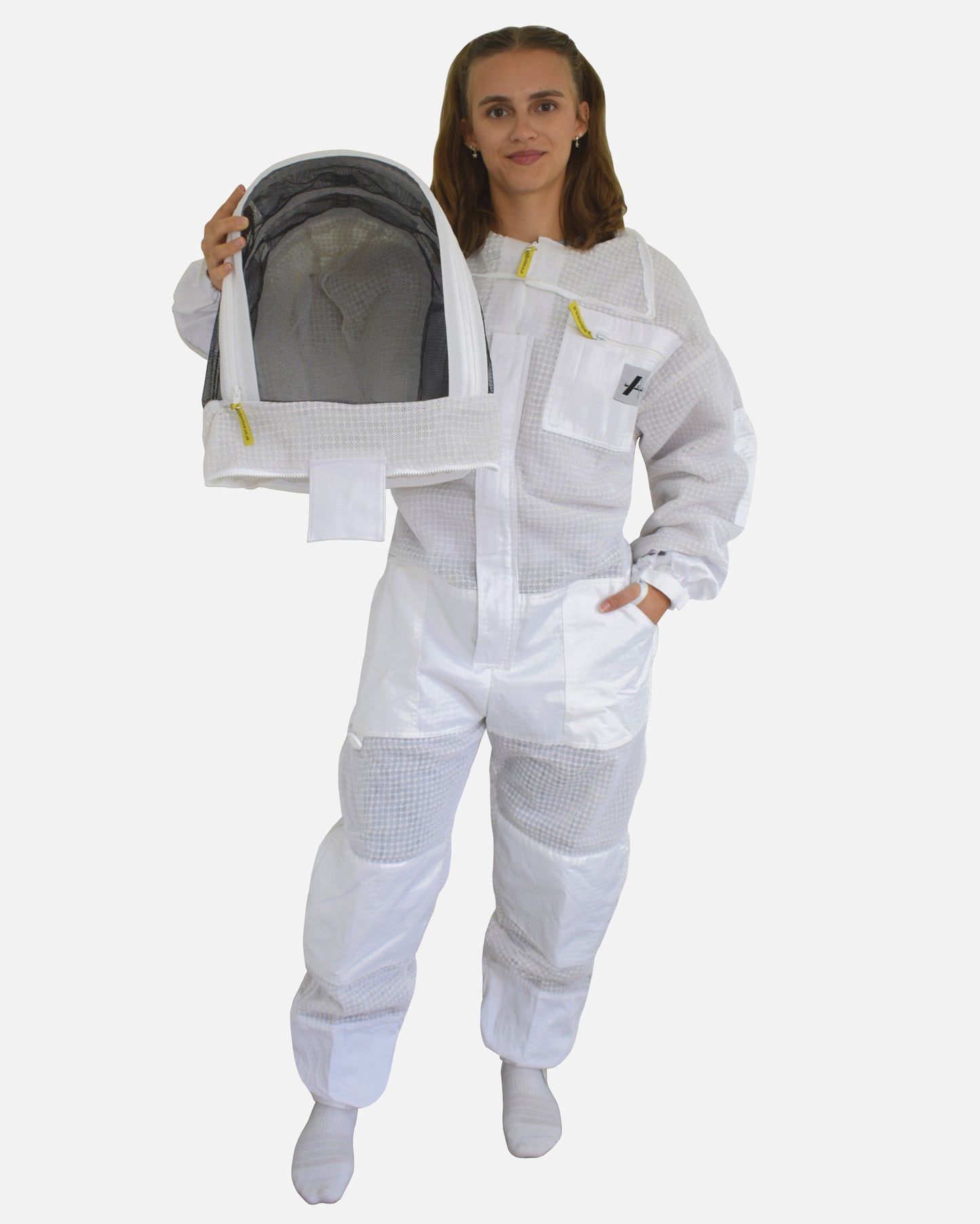 PRO Series White 3-Layer Ventilated Beekeeping Suit