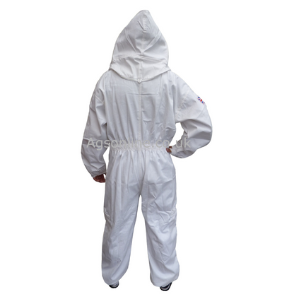 White cotton bee suit