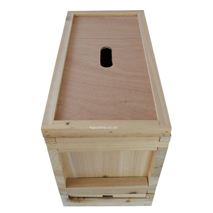National 5 Frame Nuc Box | Pine Wooden Beehive Kit with Varroa Floor