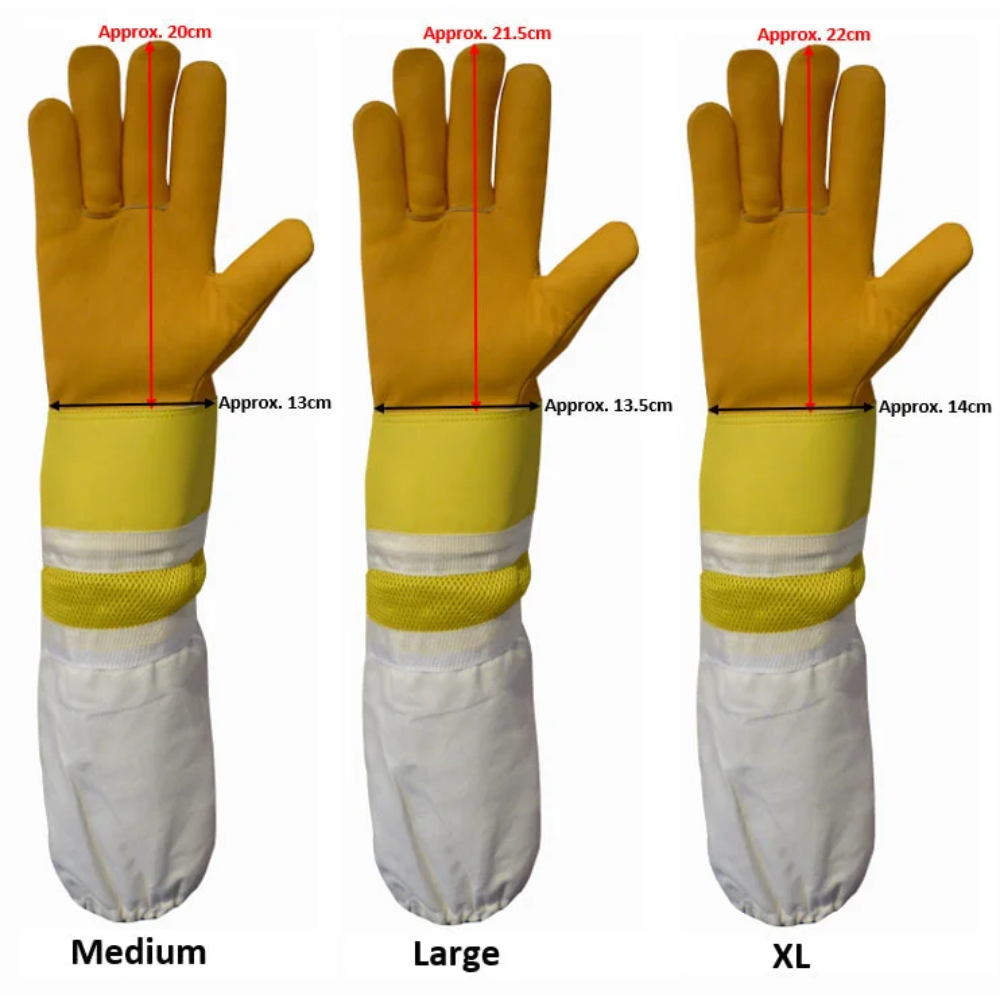 PRO Long Yellow Gauntlet Gloves