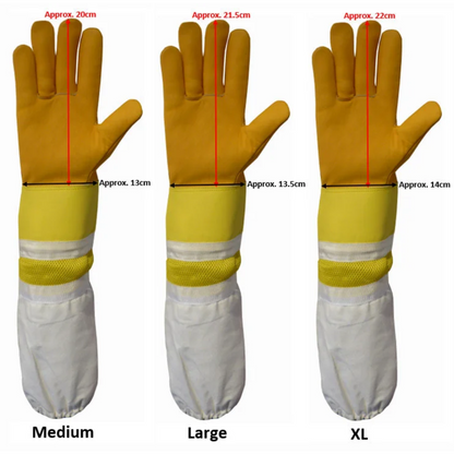 PRO Long Yellow Gauntlet Gloves