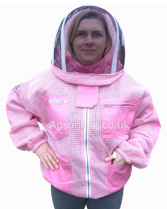 Pink 3 layer fencing jacket